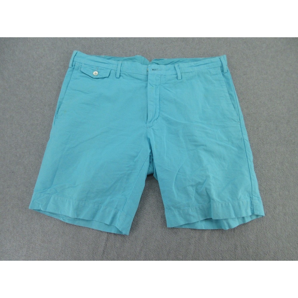 Polo Ralph Lauren Mens Chino Shorts Regular Turquoise Blue Cotton 34